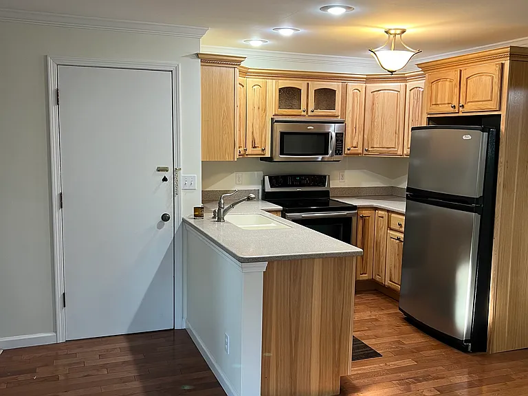 Kitchen and door to laundry room