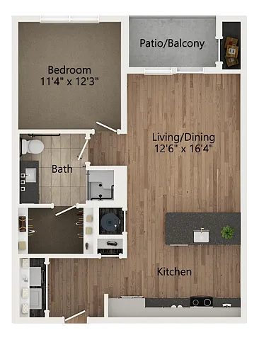 Floor plan A3-HC