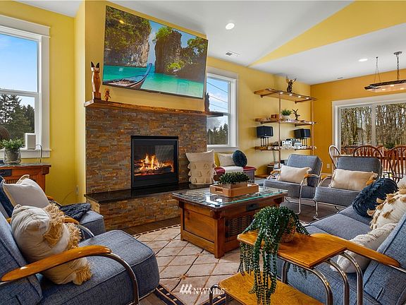Custom fireplace and mantel are stunning in this Great Room