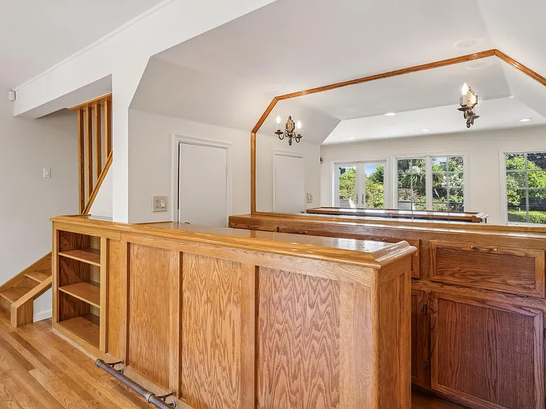 Built in cabinetry for entertaining