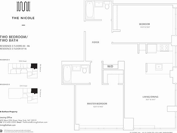 2nd image of 400 W 55th St APT 9E