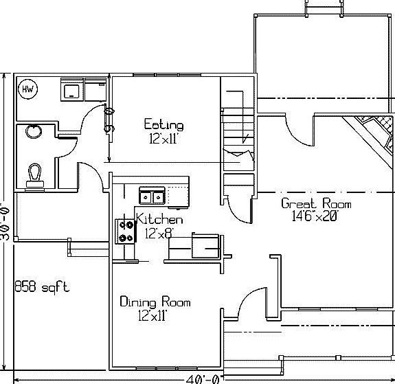 1st Floor - floor plan
