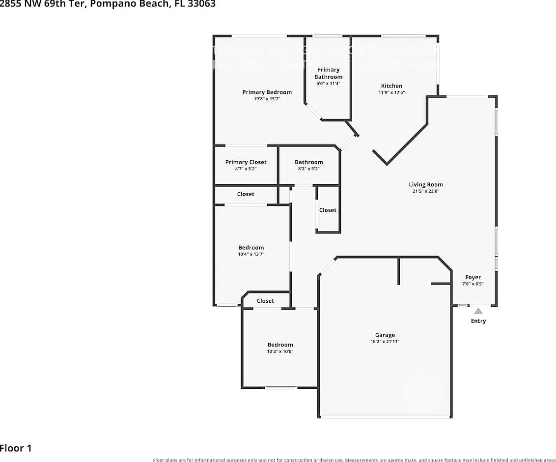 2855 NW 69th Ter Margate, FL 33063 — Photo 2