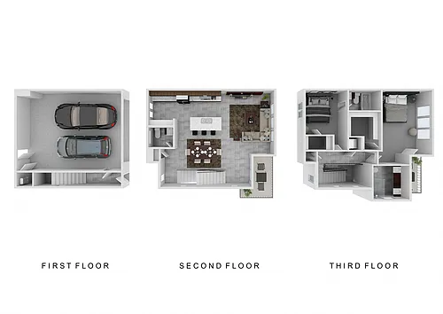 Floor plan 2x2.5 Standard Garage