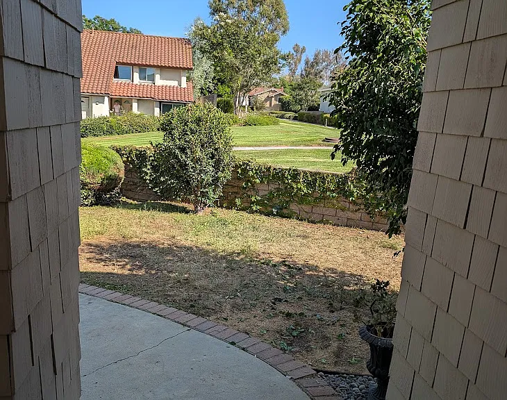 view from front door