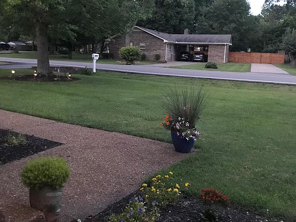 Front porch and street view.