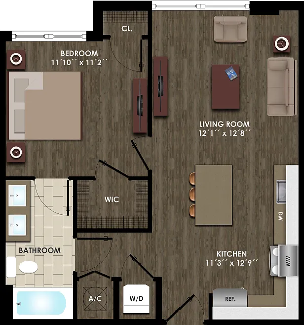 Floor plan A1-H