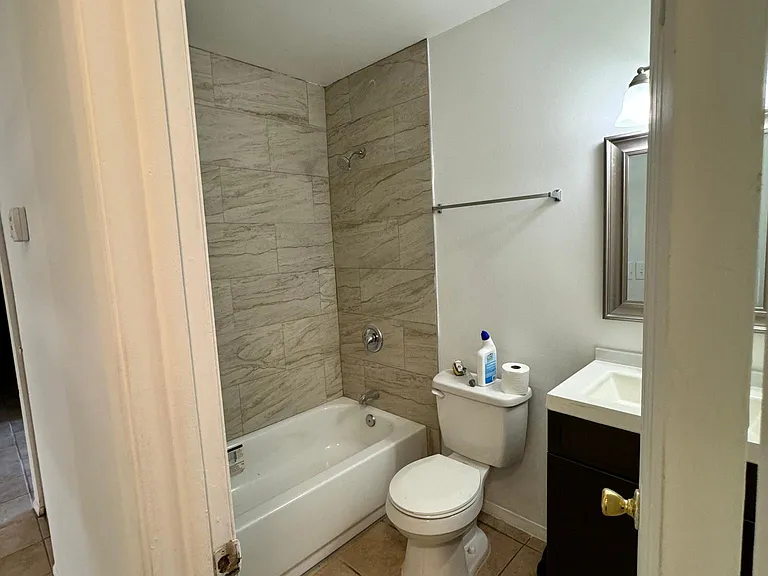 Hall bath. Completely redone.