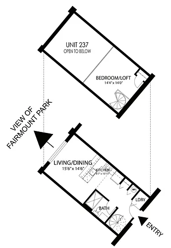 Floor plan Loft A