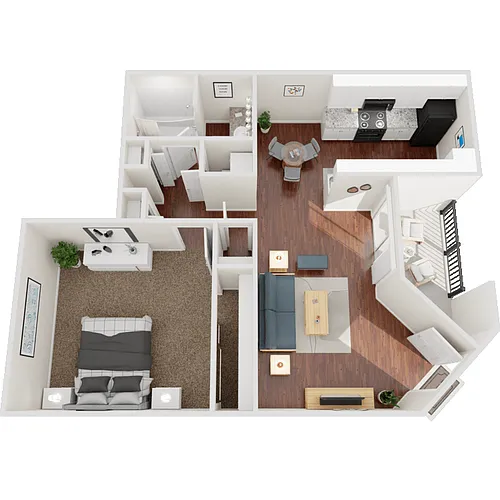 Floor plan 1X1