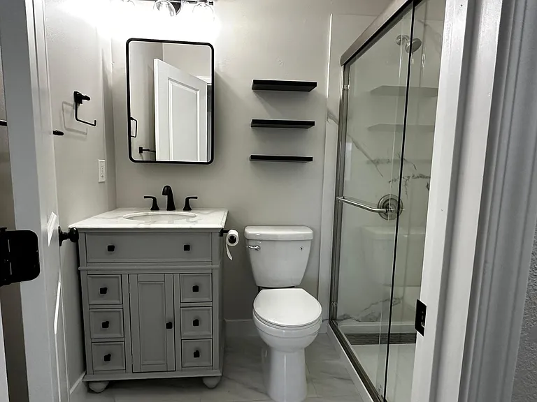 Upgraded bathroom!