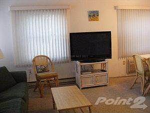 living room with flat screen TV