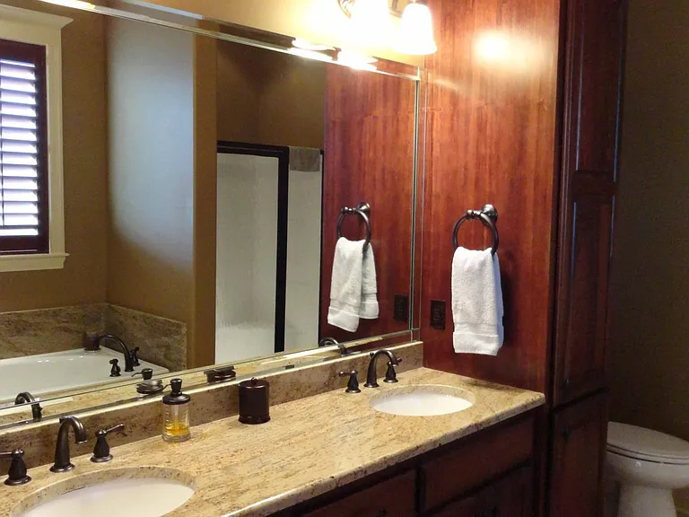 Master bathroom.