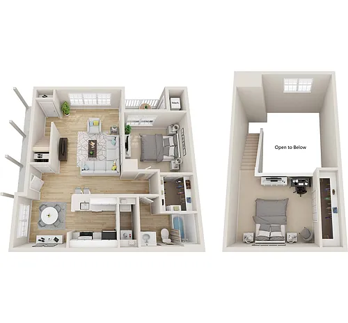 Floor plan Macoun with Loft