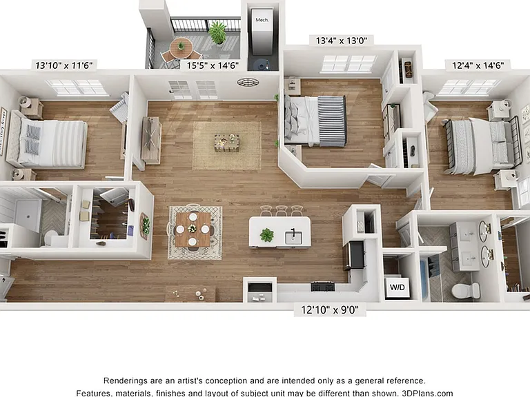 3 bedroom 3 bedroom