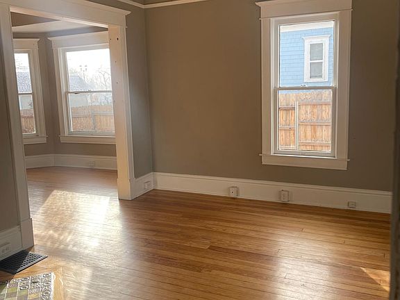 Living room- original hardwood floors