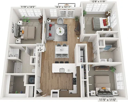 Floor plan C1