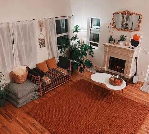 Living room furnished