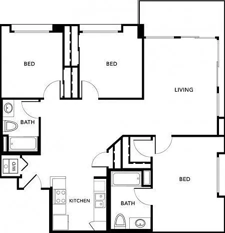Plan B (Imperia) floor plan Living at NoHo