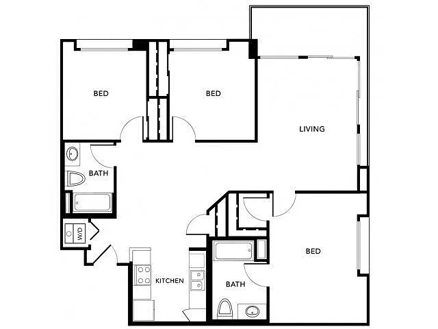 Floor plan Plan B (Imperia)
