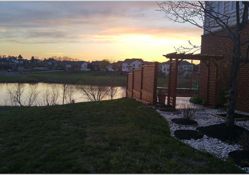 Riverrock Side, Trellis and Cedar Fence