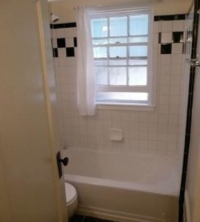 Bathroom with tile work