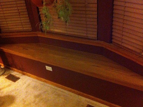 Living room window seat