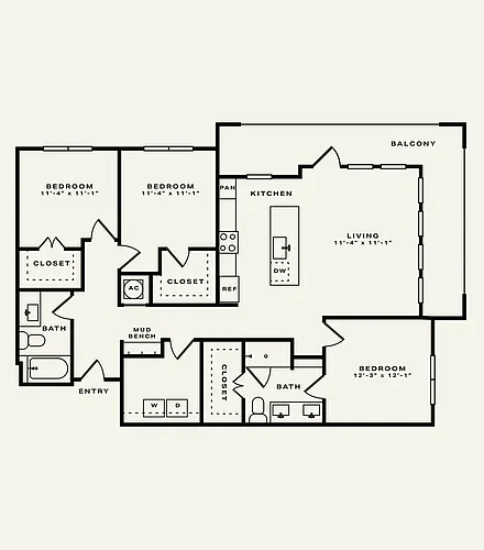 Floor plan C1