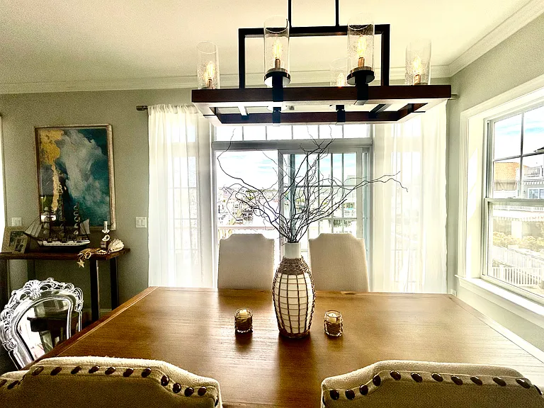 Beautiful Dining Space w/Water Views
