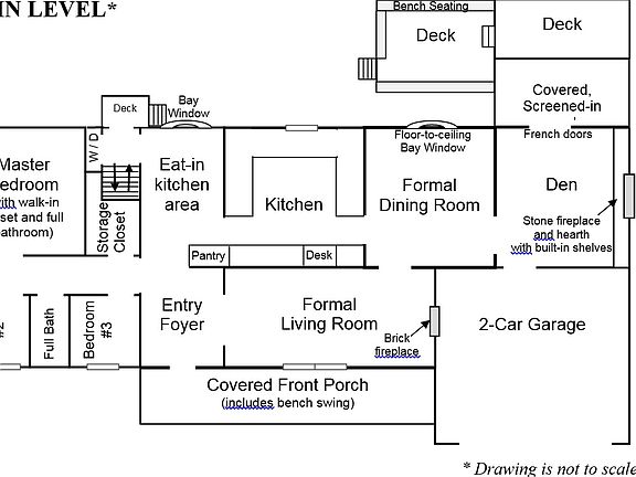 Main level floorplan
