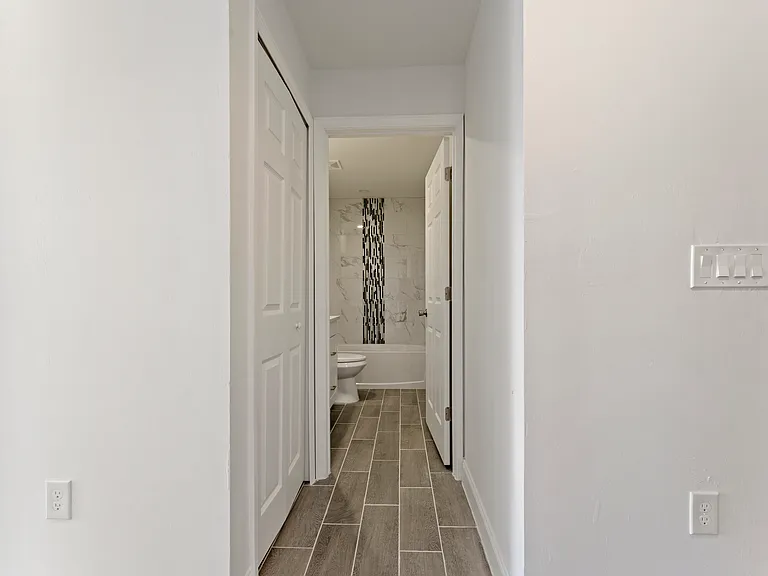 2nd bathroom hallway and linen closet