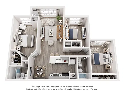 Floor plan C1 P