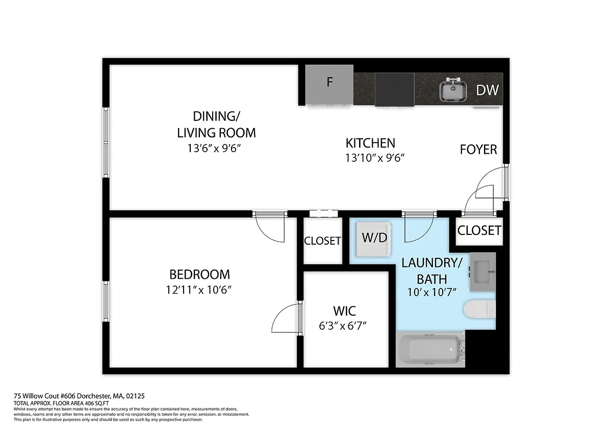 Floor plan 606 - 1A