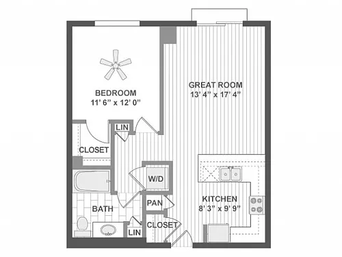 Floor plan A340