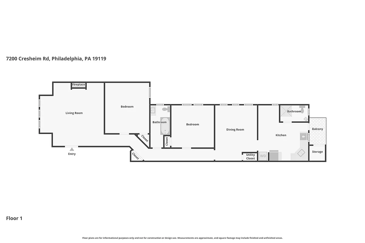 Floor plan 2BED
