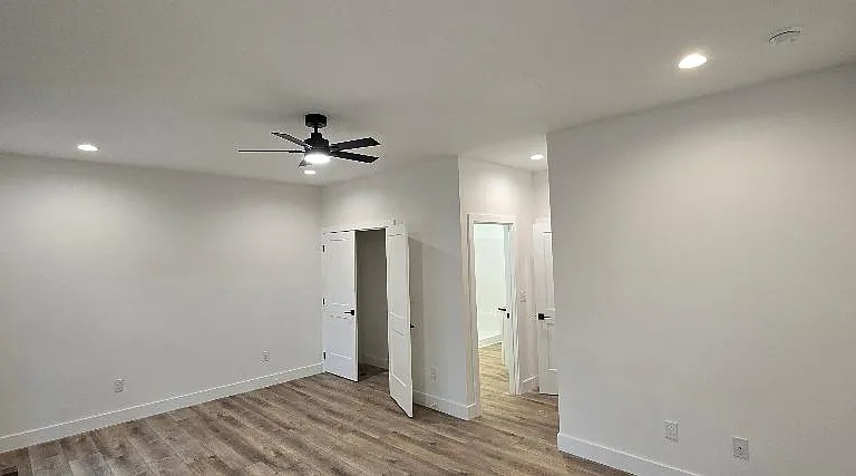 2 Bedroom Unit - Master Bedroom (facing Back) Closet and Master Bathroom Access