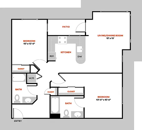 Floor plan Plan 2ER