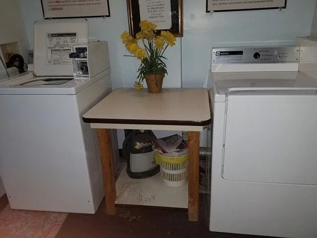 Convenient Laundry Area