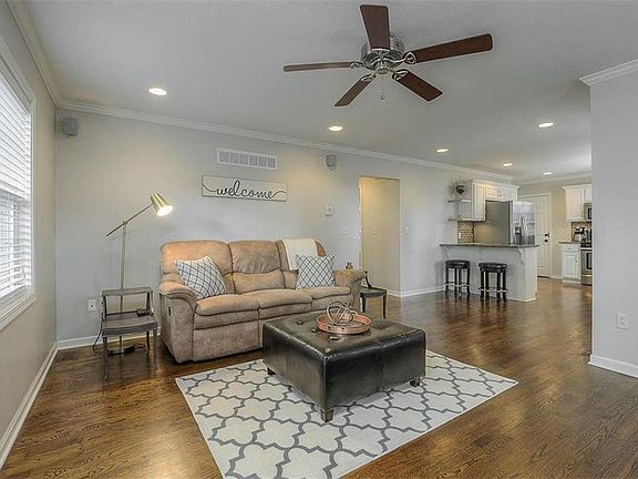 Lots of windows make the home light and bright!!