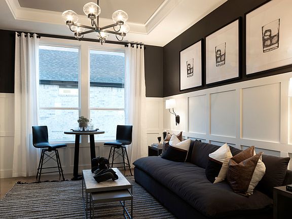 Flexible Living Space with Tray Ceilings