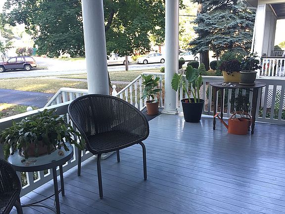 Newly redone front porch.
