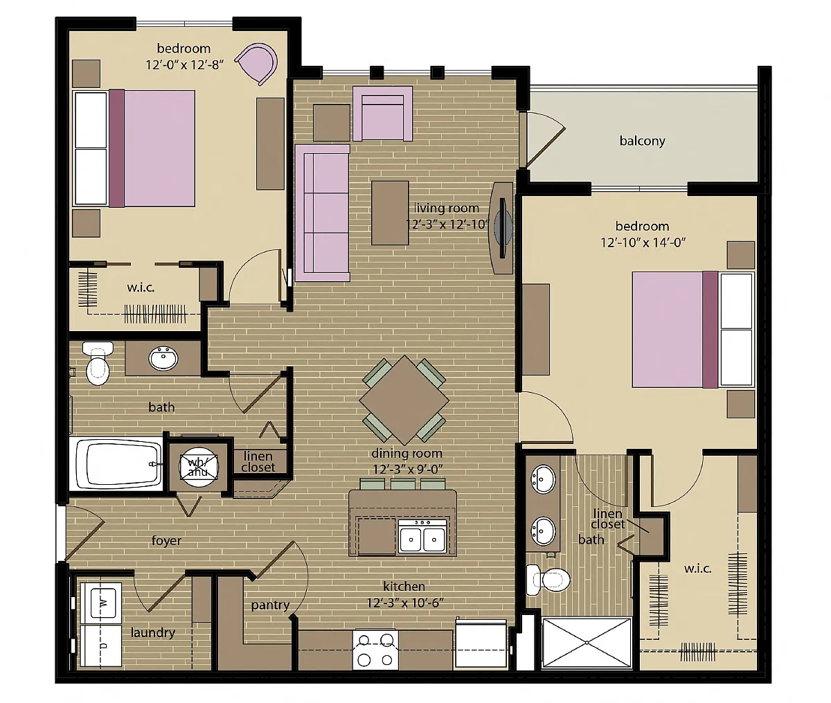 Floor plan Burbank