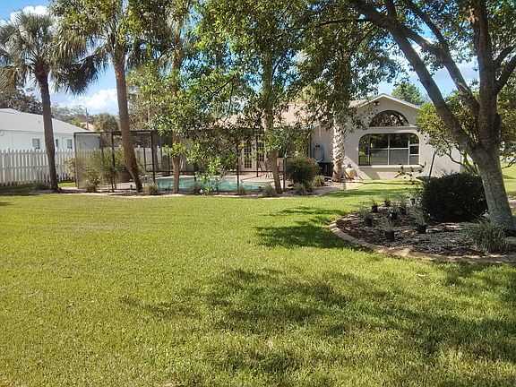 large backyard from property line