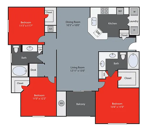 Floor plan C1