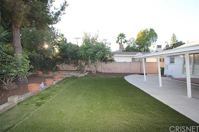 Lovely pool sized backyard