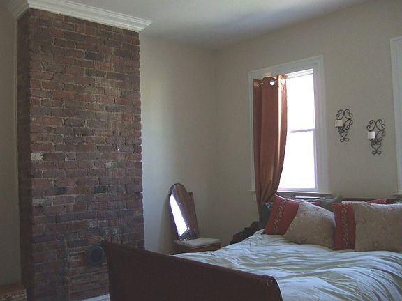 Front bedroom is large and good closets
