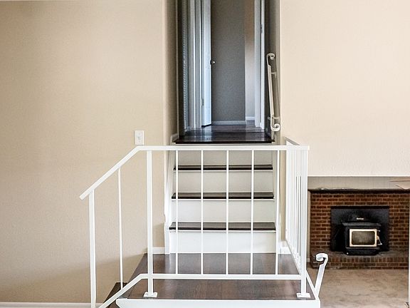 Stairwell up and down - taken from living room