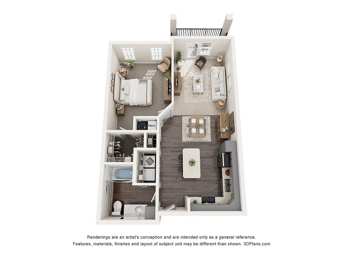 Floor plan A1W