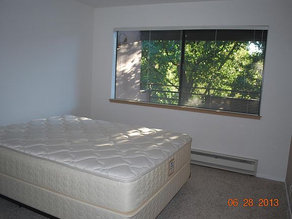 Bedroom overlooks tranquil garden