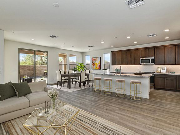 Homesite 1000 Virtually Staged Great Room Kitche